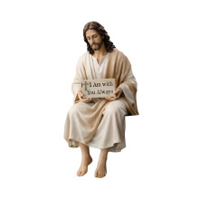 Hand Painted Resin Christ Statue Desk Companion Car-B 1pcs