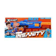 Schnellfeuer-Blaster - ZURU - XSHOT Insanity Berzerko - Blaster mit rotierendem Lauf, 8 Darts und Schnellfeuer bis zu 27 Metern