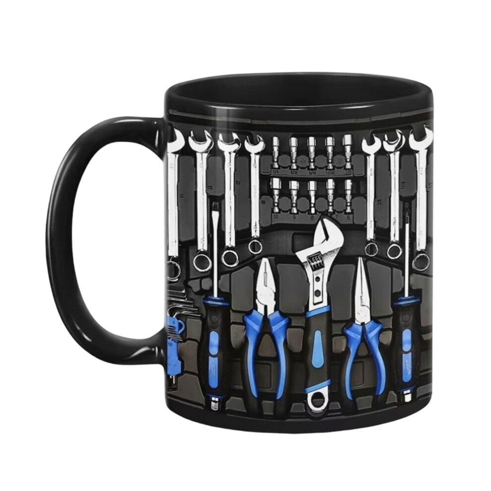 Ceramic Drinking Mug With Unique Tool Organiser Appearance-J 7627001377899