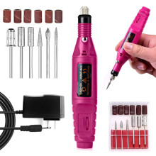 Electric Nail Drill for Acrylic Nails, Adjustable Speed Control, Low Noise, Professional Manicure Pedicure Set