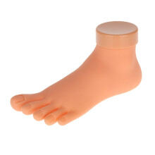 Practice Foot Model PVC Mannequin for Nail Art with Realistic Surface Fleshcolor Pedicure Training