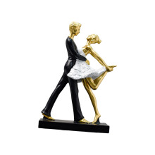 Ballerinas Figuren Ballettpaare Skulptur Tischdekorationen-Bgold
