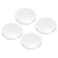 4 Stück Auto-Radnabenabdeckungen, Durchmesser außen 68 mm, innen 62 mm, Metall & ABS