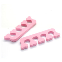 100pcs Soft Foam Toe Separators for Pedicure Nail Art Tools Heart Shaped Cushioned Comfort