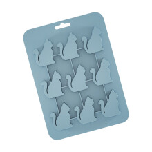 IJsbalvormen met 9 sleuven Kattenvorm Praktisch dienblad-Blauw