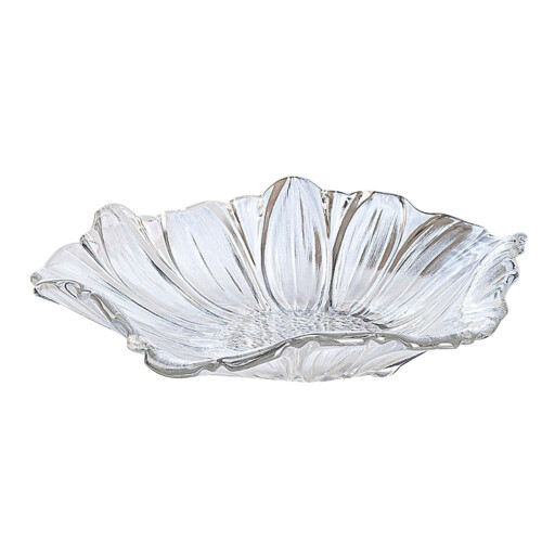 Spacious Decorative Glass Snacks Container-Transparent color