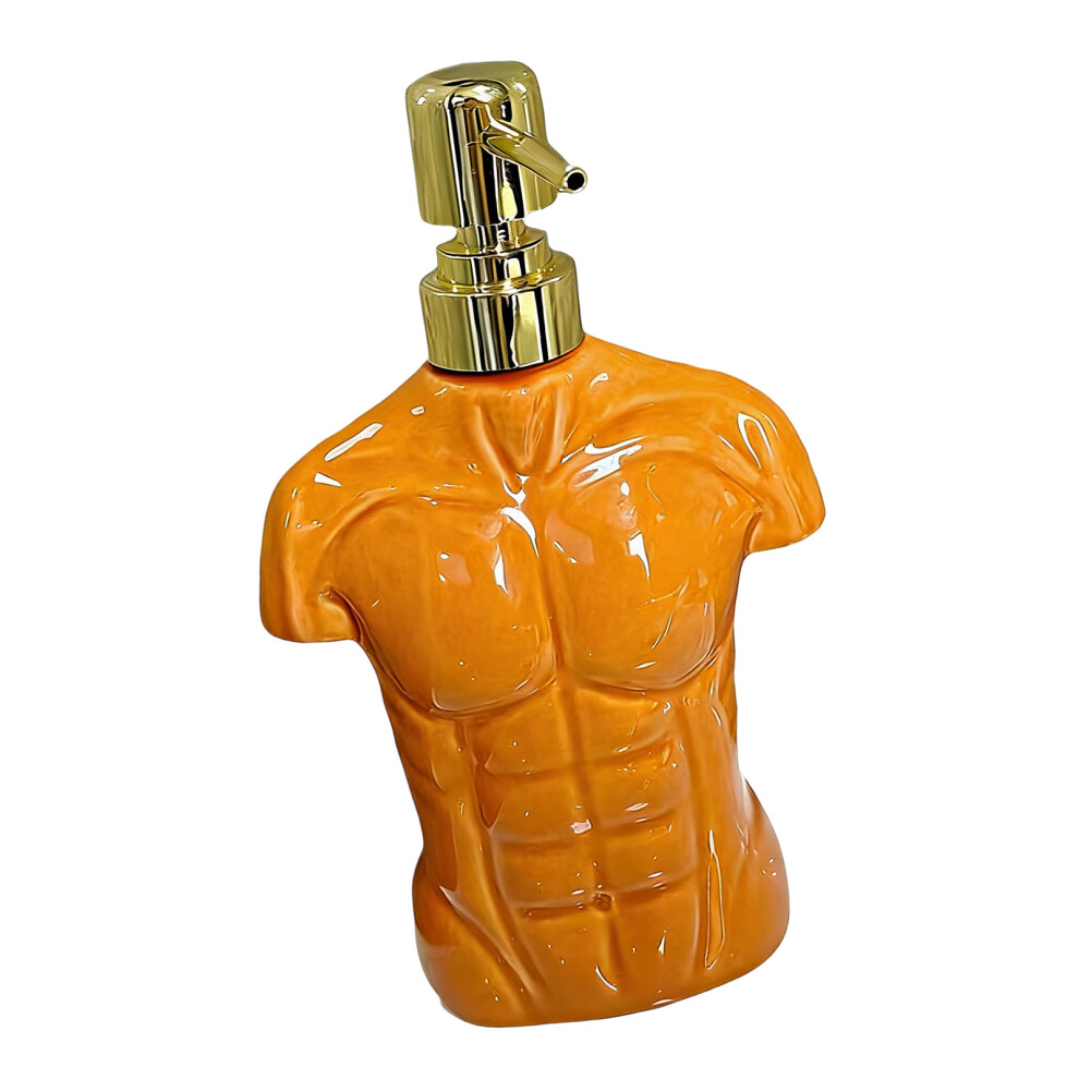 Ceramic Empty Refillable Shampoo Body Wash-Press the bottle