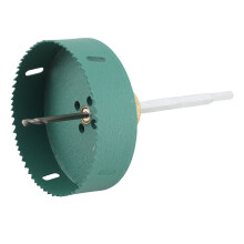 Schnellwechsler-Lochsäge-Set 160 mm Staubschutzhaube für Downlights 120 mm