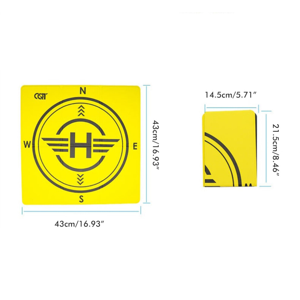 Double-Sided Foldable Drone Landing Pad 43X43cm Waterproof Durable 4641390267732