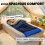 Outsunny Outsunny Sleeping Bag for Adults, Lightweight & Compact Sleeping Bag, Blue 6