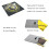 Double-Sided Foldable Drone Landing Pad 43x43cm Waterproof Durable 3