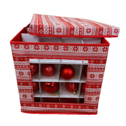 Practical Seasonal Item Organization Box Includes 64 Custom