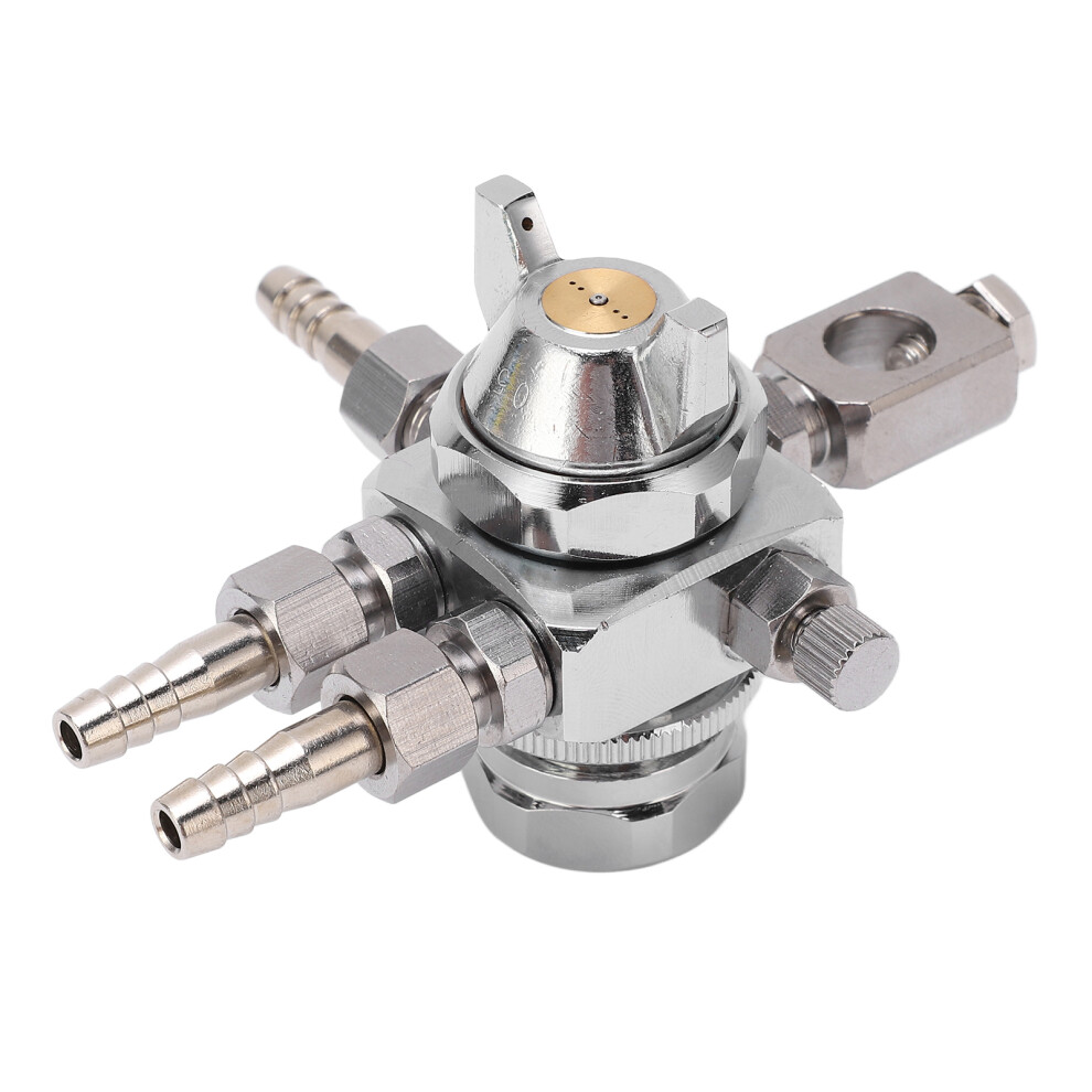 Professional Spray Gun Zinc Alloy Electroplated Body Stainless Steel Nozzle 1Mm 4961390268240