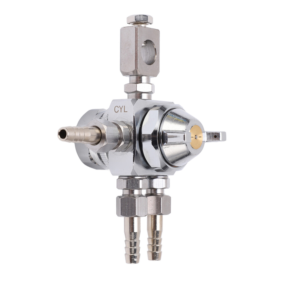 Automatic Spray Gun Stainless Steel Nozzle 1.3Mm Silver Electroplated Body 9411390268214