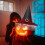 Scary Halloween Witch Hat with Mesh Decor – One Size Fits All 6