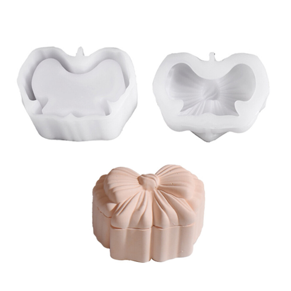Silicone Mold Candle Cup Mould With Lid Gypsum Cement Box Mold 7627001266483