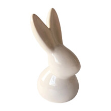 Elegant Cream Rabbit Decoration Perfect Gift For Home-White M