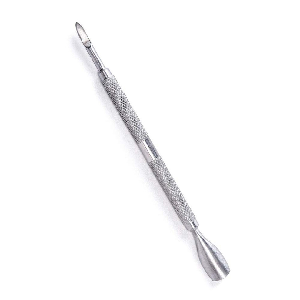 Stainless Steel DualEnd Cuticle Pusher and Remover Tool for Manicure Pedicure