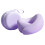 Breathable U Shape Memory Foam Neck Pillow Designed For-Violet 1