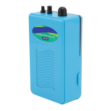 Silent Portable Aquarium Oxygen Pump ABS Battery Powered for Indoor & Outdoor