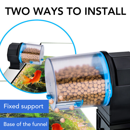 Automatic Fish Feeder, Electric, Timer, ABS, for Aquarium & Fish Tank 2