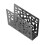 Hohle Metall-Tischsetschale, Multifunktional, Silber-Schwarzer Rand 2