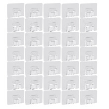 Pack of 100 Multipurpose Adhesive Hooks Ideal for Decorations