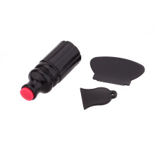Nail Art Stamper Set with Dual Silicone Heads and 2 Scrapers for Precise Manicure Designs, 3 Pcs