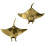 Metall-Tierstatue, Regaldekoration, Akzent,-2PCS 1