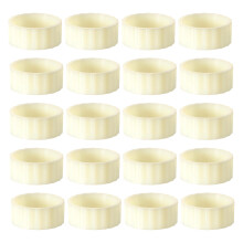 Porte-bougies en Silicone, adaptateur de-B. beige 20PCS