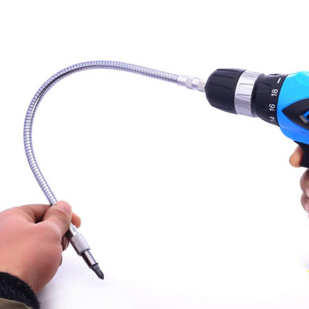Flexible Drill Extension Shaft 300Mm Metal Adapter For Electric Drill, Bendable Connector For Tight Spaces 9455672000215