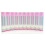 Empty Lip Balm Tubes Bulk 50 Pack Pink 5.5ml Refillable DIY Lip Balm Container Uniform Design 1