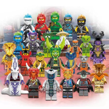 24 PCS Minifigures Building Blocks Toys Ninja vs. Snake Monster Set
