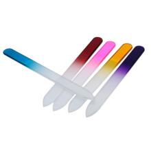 Set of 5 Crystal Glass Nail Files 100/180 Grit Dual Grit Design for Smooth Manicure
