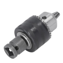 3 Jaw Drill Chuck 1/16-1/2in for Impact Pneumatic Wrench-High Carbon Steel
