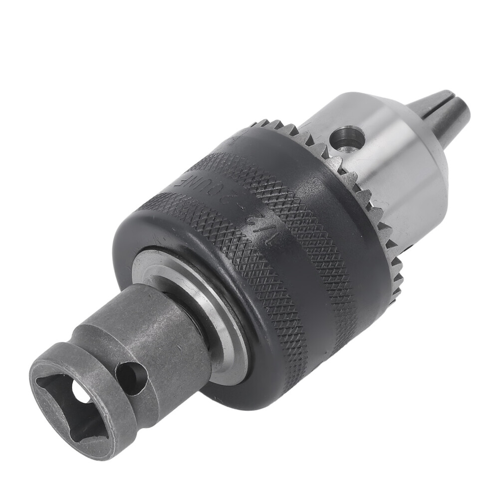 3 Jaw Drill Chuck 1/16-1/2In For Impact Pneumatic Wrench-High Carbon Steel 6951390271218