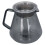 500ml Hand Coffee Maker Glass Grey Electroplated Kitchen Coffee Pot 15