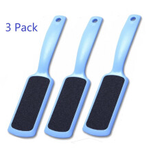 Foot File Callus Remover 3 Pack with Dual Microsanding Surfaces for Cracked Heels and Smooth Feet