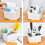 Organizer Tragetasche 3 Fächer Weiß Handgriff 1