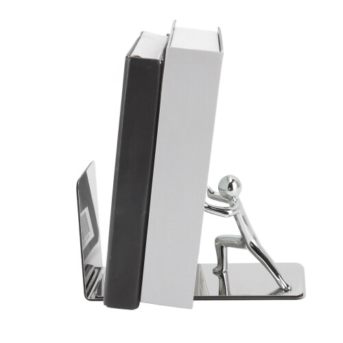 Durable Kung Fu Man Bookends Zinc