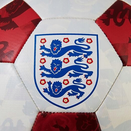 Mitre (Mini, White/Red) Mitre England Mini Football 2