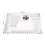 Foldable Nail Art Silicone Mat with Clear Template Layout, Reusable Waterproof Practice Pad 2