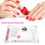 Foldable Nail Art Silicone Mat with Clear Template Layout, Reusable Waterproof Practice Pad 4