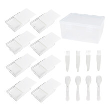 Professional Efficient Beads Sorting Tray and Storage-White