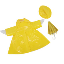 Geelgroene ganzenregenoutfits 23 inch drie-pack-Geel