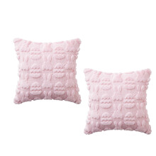Sterke stoffen kussenbeschermers in neutrale-45x45cm Roze