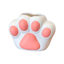 Creative Resin Crafts Cats Claws Flower Vase Cute Desktop-Pink