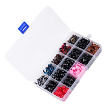 Pack of 752 Doll Making Eyes Screws Family Bondings Projects