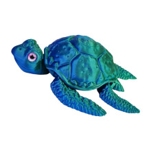 Tortues de mer imprimées en 3D, articulations flexibles,-1