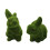 Easter Flocking Bunnies Decors Moss Bunnies Statues Rabbit 1